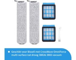 Replacements® onderdelen geschikt voor Bissell Crosswave Omniforce - 3882 en 3883- 5-delig