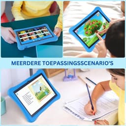 White-Label® Kindertablet Vanaf 3 Jaar - Tablet Kinderen - Kinderspeelgoed - Blauw — thumbnail 5