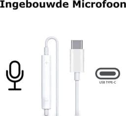 Livono USB-C Oortjes - Compatibel met iPhone, iPad, Samsung - Helder Geluid — thumbnail 11