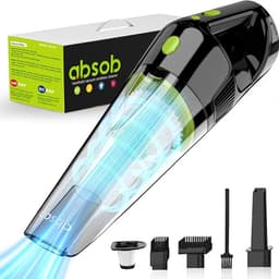 Luxe Kruimeldief – Snoerloos – Best Verkocht – Handstofzuiger – Vacuum Cleaner – 6000mAh – HEPA Filter – 10000PA – Lichtgewicht – Zwart — thumbnail 1