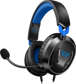 KOTION EACH G3100 Gaming Headset - Over-ear Koptelefoon met Microfoon - Geschikt voor Nintendo Switch,PS5, PS4, Xbox Series X|S, Xbox One, Mobile & PC - Zwart blauw — thumbnail 1
