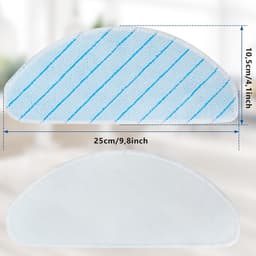 10Pcs Wasbare Reiniging Mop Doek geschikt voor Ecovacs Deebot T9 Serie T9 AIVI T9 PRO T9 MAX Onderdelen — thumbnail 2