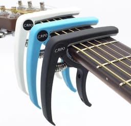Scoby - Gitaar Capo - Gitaarklem - Muziek Accessoire - Akoestisch/Elektrisch - Guitar Capo - Zwart — thumbnail 2
