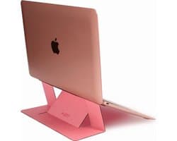 MOFT laptopstandaard - Roze - Opvouwbaar - Draagbare en verstelbare Laptop Stand - Laptop Verhoger