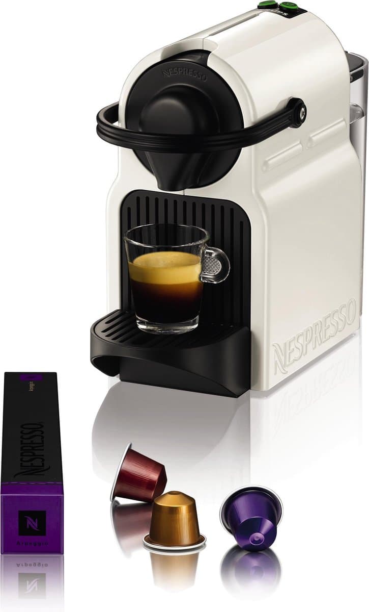 Krups Nespresso Inissia XN1001 - Koffiecupmachine - Wit - Compact - Energiezuinig - Voor Nespresso Cups — afbeelding 1