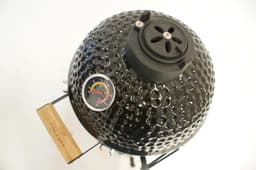 Patton Kamado Keramische Houtskoolbarbecue Inclusief Heatdeflector - Mini - Zwart — thumbnail 2