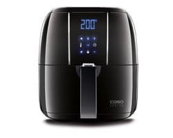 CASO AF200 Hetelucht Friteuse – 3L, 1400W, Sensor-Touch Bedieningspaneel, 6 Automatische Programma’s, RVS Binnenkant, Veiligheidsvergrendeling