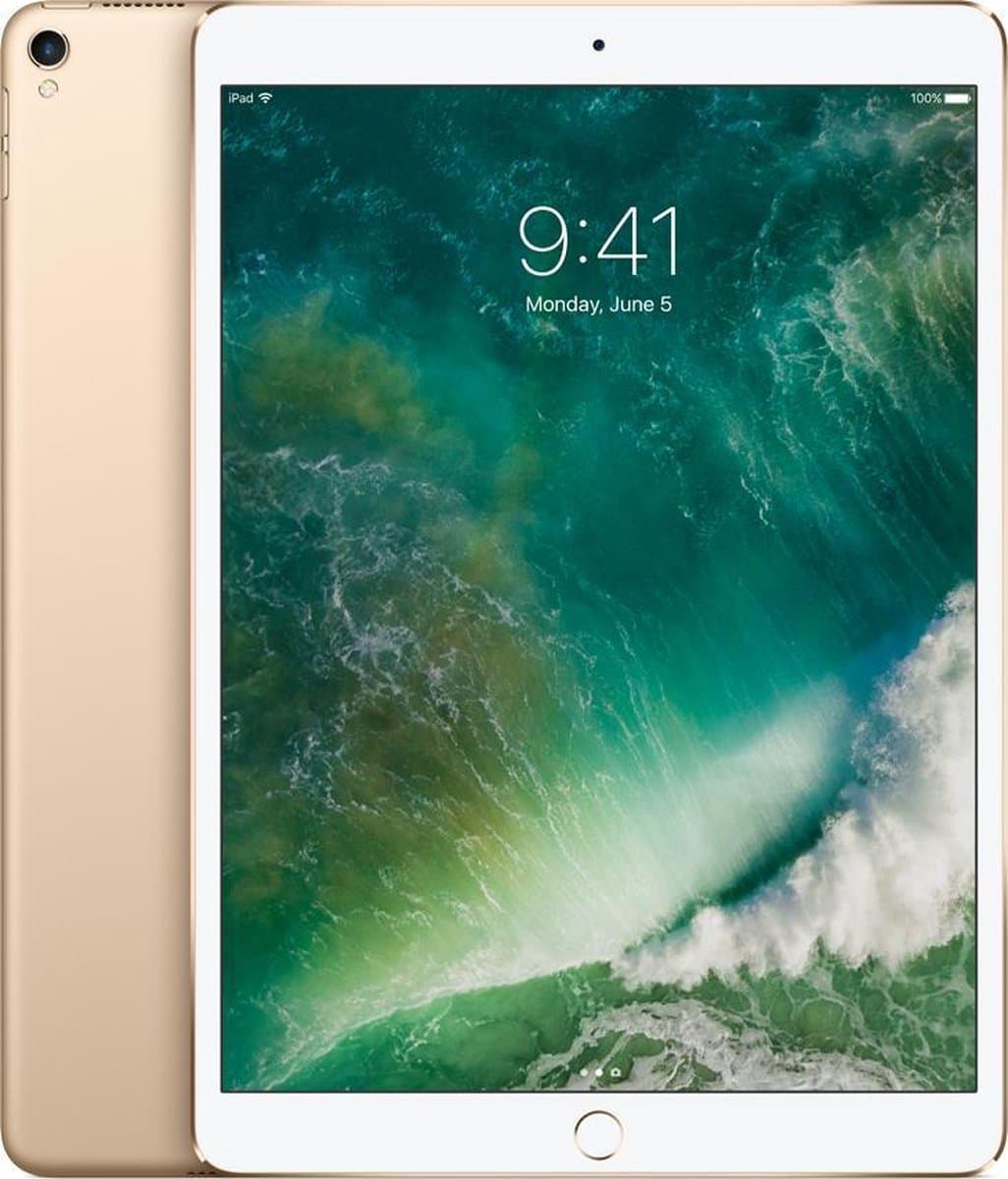 Apple iPad Pro - 10.5 inch - WiFi + 4G - 256GB - Goud — afbeelding 1