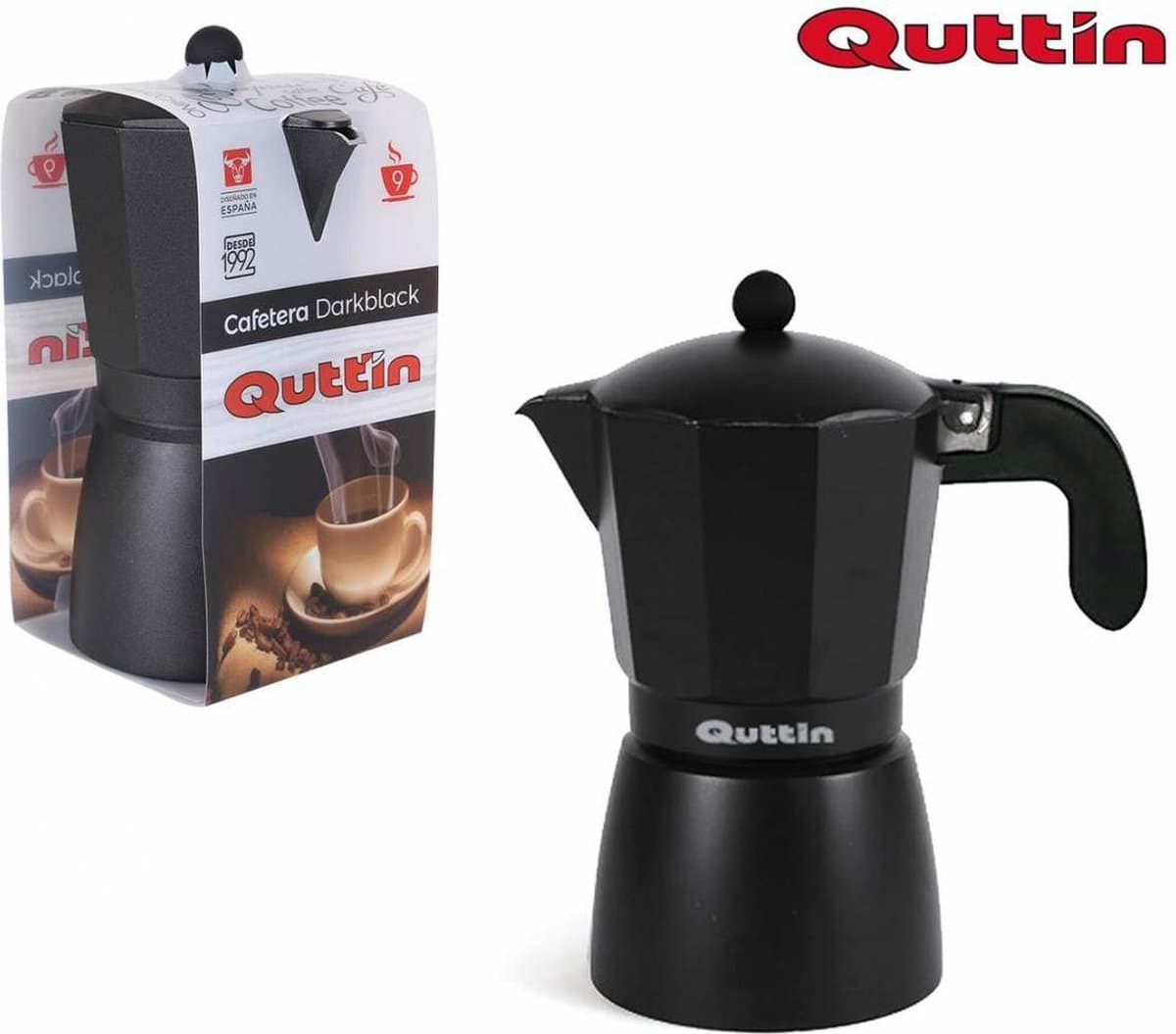 Quttin espresso maker - 9 kopjes - aluminium — afbeelding 1