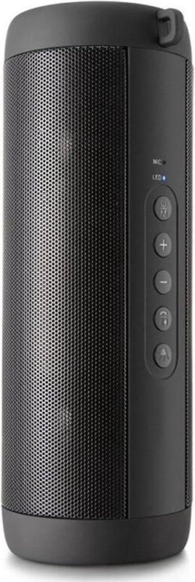 DrPhone T2 Pro – Draagbare Bluetooth Speaker – Bluetooth 5.0 - HD Gesprekken - IP5 Waterdicht – Zaklamp – 10 uur capaciteit – Eclipse Black — afbeelding 1