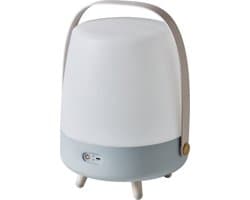 Kooduu Lite-Up PLAY Sky Blue - Draadloze Bluetooth Speaker en Deense Design LED- Lamp in één - tot ruim 10 uur wireless muziek streamen