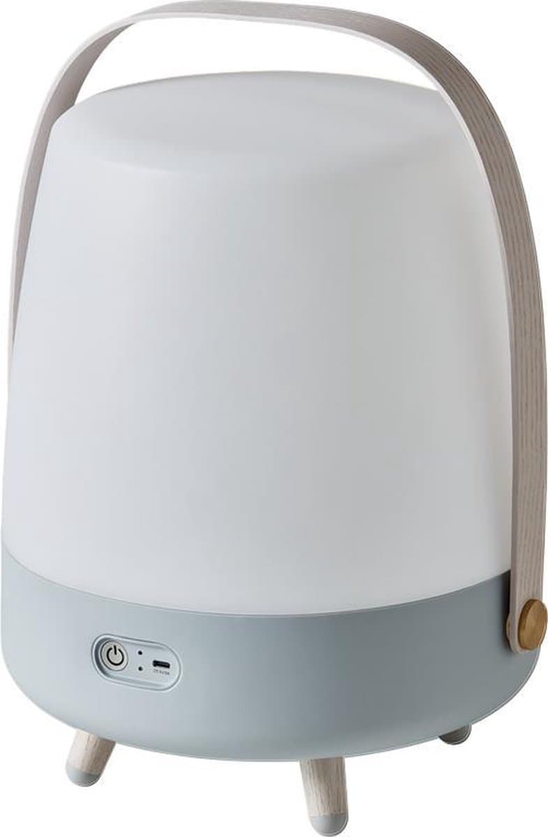 Kooduu Lite-Up PLAY Sky Blue - Draadloze Bluetooth Speaker en Deense Design LED- Lamp in één - tot ruim 10 uur wireless muziek streamen — afbeelding 1