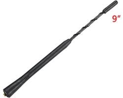 Luxe Auto Antenne - Universele Dakantenne - Spriet - Versterker - 23cm - Stereo Radio Fm/Am Signaal - Zwart