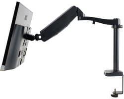 PALMAT® Professionele Monitor Arm – Beeldscherm Beugel – Monitorarm - 1 Scherm - Kantelbaar, Draaibaar en Wendbaar – Thuiswerken - 17 tot 27 Inch - Zwart