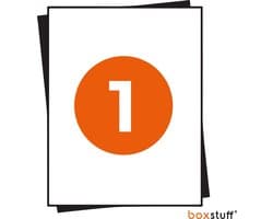 A4 Stickervellen - Magazijn Etiketten Stickers - Geschikt Inktjet en Laser Printers - 1 Per Vel - 210x296MM