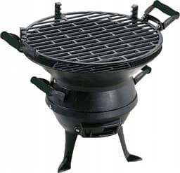 Master Grill & Party MG630 - Gietijzeren Houtskoolbarbecue - Hoogte Verstelbaar - Zwart — thumbnail 1