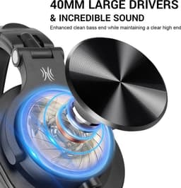OneOdio Wired Fusion A71M Zwart – Koptelefoon met Microfoon – Inklapbaar – Muziek | Studio | DJ — thumbnail 12