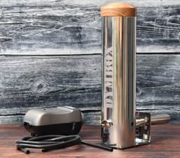 Dymbox 1,3L koud rookgenerator (Nu incl. 2 KG hout snippers, luchtpomp) voor rookovens rookkasten en BBQ ( cold smoker ) koud rook generator CSG — thumbnail 1