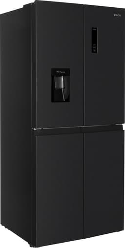 Wiggo WR-MD18(DX) - Amerikaanse Koelkast - No Frost - 4 deuren - Water Dispenser - Met Display - Super Freeze - 419 Liter - 5 jaar garantie - Donker Roestvrijstaal — thumbnail 4