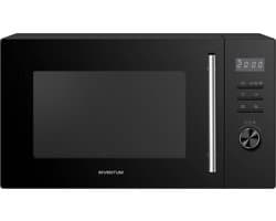 Inventum MN297CB Combimagnetron - 29L - 1000W - Hetelucht- en grillfunctie - 10 kookprogramma's - 4 combistanden - Ontdooifunctie - Kinderslot - Zwart