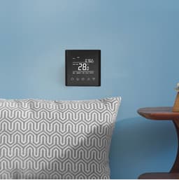 Calypso - Slimme Digitale WIFI Thermostaat - Voor Vloerverwarming of Elektrisch Infrarood Paneel - Zwart — thumbnail 3