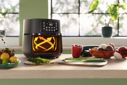 Philips Airfryer Connected 5000 Series - HD9285/93 - 7,2 liter (XXL) - Heteluchtfriteuse - RapidAir - Quickclean - Met bakvorm — thumbnail 11