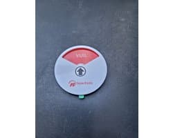 Schoon vuil vaatwasser indicator wit