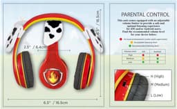 Koptelefoon Paw Patrol Rood — thumbnail 3