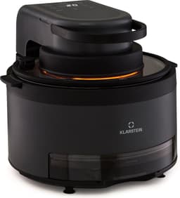 Klarstein Heteluchtfriteuse 2-in-1, Airfryer met Stoomfunctie, Heteluchtfriteuse met Snelle Opwarming, Airfryer met 6 Programma’s, Airfryer XL, Heteluchtfriteuse met Extra Accessoires, 5 L, 1250 W — thumbnail 2