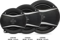 Caliber Auto Speakers - Ø 6x9" ovaal speaker frame - 64 mm Mylar Dome Tweeters - 13mm Piezo Tweeter - 300 Watt Totaal Vermogen - 3-weg Coaxiaal Luidspreker set - inclusief Grill (CDS69G) — thumbnail 4