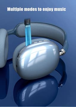 TechU™ Draadloze Bluetooth Koptelefoon – Game Headset – Hoofdtelefoon voor Muziek, Podcast & Gamen – Groen — thumbnail 4