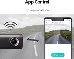 70mai Auto Dvr 1S App & Engels Voice Control 70mai 1S 1080P Hd Nachtzicht 70mai 1S Dash Camera Recorder Wifi 70mai Dash Cam — thumbnail 5
