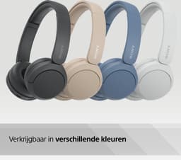 Sony WH-CH520 draadloze Bluetooth-koptelefoon – tot 50 uur batterijduur met snelladen， on-ear stijl – zwart — thumbnail 5