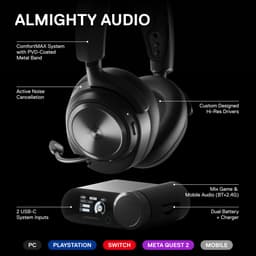 SteelSeries Arctis Nova Pro - Draadloze Gaming Headset - PC, PS5/PS4 & Switch — thumbnail 4