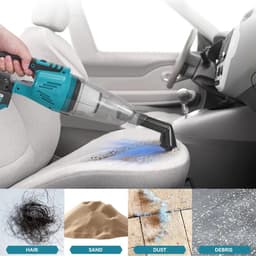 NextNovaDeals Draadloze Stofzuiger - 1500W - 12KPA - 4IN1 - Thuis En Auto - Met 3 Filters - Compatibel Met Makita 18V Batterij — thumbnail 4