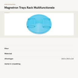 Dailygoods- Magnetron Rek Multifunctioneel - Keukenrek Staand - Keukenrek Aanrecht — thumbnail 4