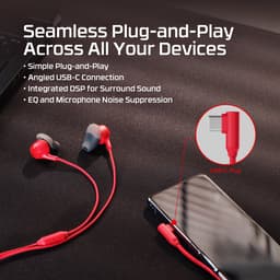 HyperX Cloud Earbuds III S - USB-C - PC/PS5/PS4/Xbox Series X/S/Switch/Mobile - Zwart — thumbnail 4