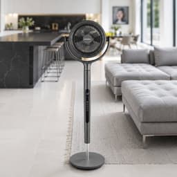 Heinner Staande Ventilator met Afstandsbediening – DC Motor – 20 W – 12 Snelheidsstanden – TURBO-functie – Aromatherapie Compartiment – LED-display – Touchbediening – 12 Uurs Timer – 112 cm – Grijs — thumbnail 5