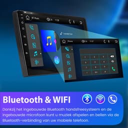 Cestovet Autoradio - Geschikt Voor Toyota Aygo/PEUGEOT 107/Citroen C1 2005-2014 - LINUX - Draadloos Apple Carplay & Android Auto - achteruitkijkcamera — thumbnail 4