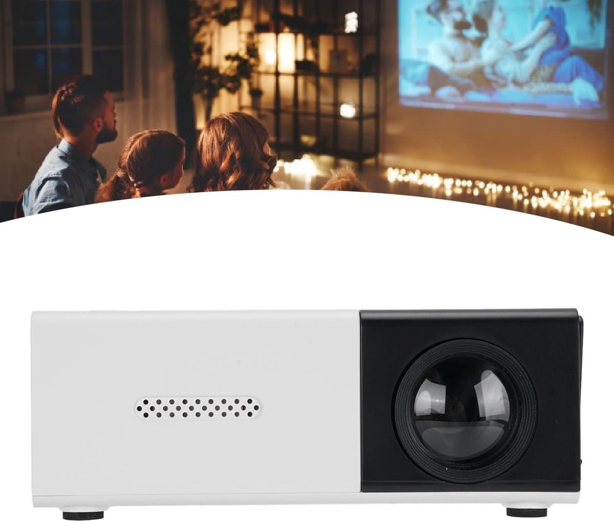 Solidchoice - Draagbare Filmprojector 1080p HD — afbeelding 1