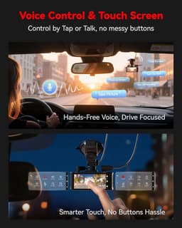 Dashcam Auto 4K Voor en Achter – Touchscreen, WiFi, GPS, Nachtzicht, 128GB Geheugenkaart, 170° Groothoek Camera — thumbnail 5