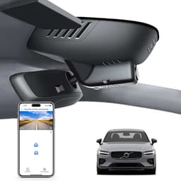 4K UHD 2160P Dashcam Auto, Geïntegreerde OEM-Look, Speciaal voor Volvo S60 V60 Cross Country 2023 2024 2025 2026 B5 B6 T5 T8(Model B), Loop-opname, G-sensor, WiFi & App, 64 GB kaart — thumbnail 1