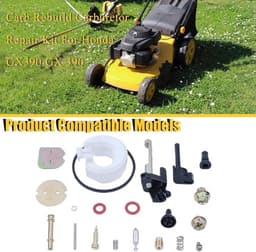 Carburateur Revisie Kit voor Honda GX390 GX 390 Chinese 188F 13HP 4-takt Benzinemotor Waterpomp Grasmaaier — thumbnail 5