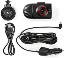 Dash Cam - Autocamera recorder - Veiligheid onderweg - Dubbele camera - 1440P - Rood/zwart — thumbnail 2