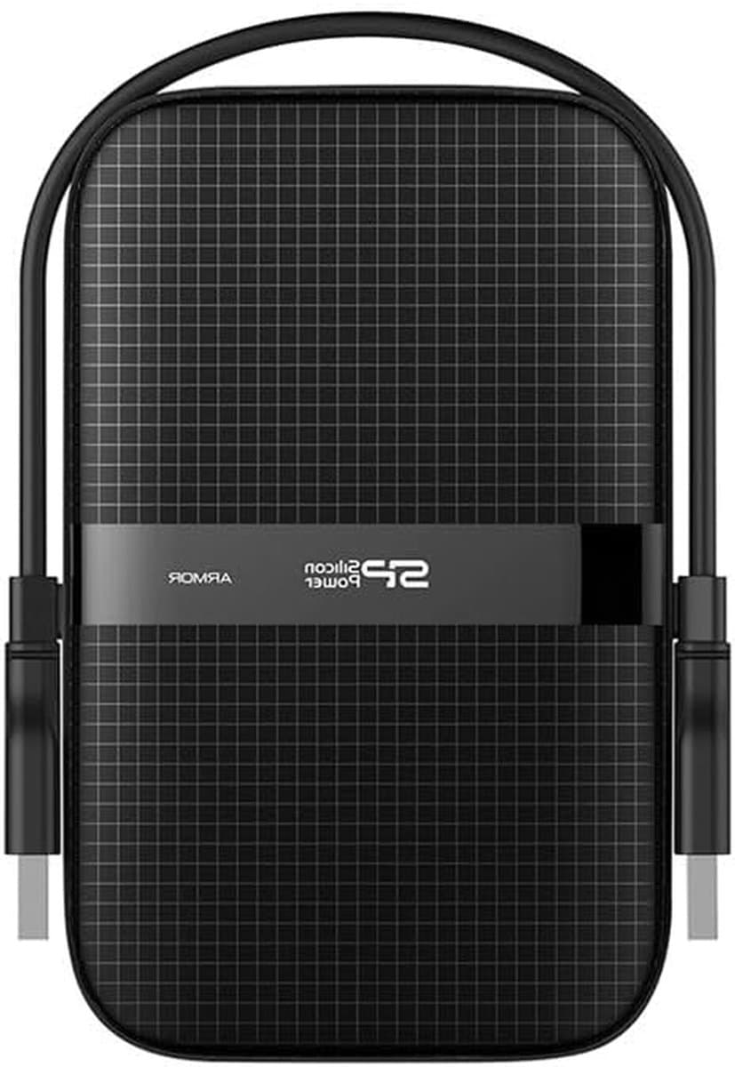 Externe Harde Schijf - Opslagstation Mobiel - Bestanden Opslaan - Robuust Ontwerp - 4 TB - Zwart — afbeelding 1