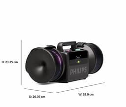 PHILIPS TAMS80B/00 The Tube - Bluetooth Speaker - 280W - 24 Uur Accuduur - IP67 Waterdicht - Auracast - Bluetooth 6.0 - Powerbank - Zwart — thumbnail 2