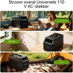 Mobiele Airco - Airconditioner Met Afvoerslang - Koelen En Ontvochtigen - Timer 0,5-24 Uur - 7000 BTU – Kamer En Kantoor – 54,3x31,5x36,3cm – Zwart — thumbnail 4