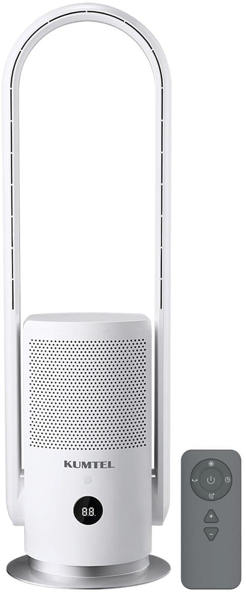 Asir - Luchtreiniger en Staande Ventilator - 100% ABS - 23.5 x 23.5 x 80 cm — afbeelding 1