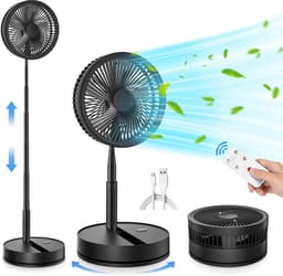 statiefventilator - torenventilator - zwart airco - Verstelbare ventilator - Ventilator met afstandsbediening - Stille ventilator - Draaibare kop - Frisse lucht in huis - Ventil — thumbnail 1
