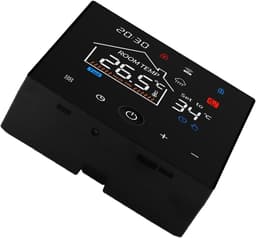 Slimme Thermostaat - Verwarming Thermostaat - Energie Besparen - App Bediening - 86x86x24 mm - Zwart — thumbnail 4